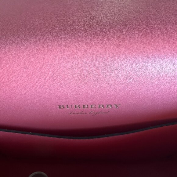 Burberry crossbody leather bag (brown) - Picture 10 of 11